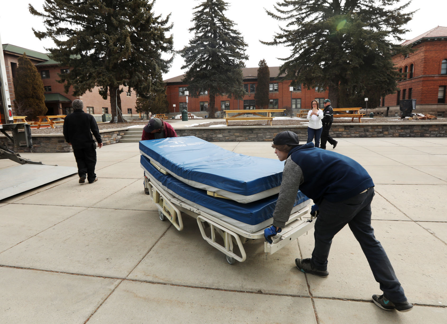 Tech lends hospital beds and equipment to St. James for use during the pandemic